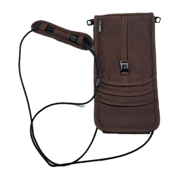 Pacsafe Pouchsafe 200 Anti-Theft Travel Crossbody Security Organizer Passport - Picture 3 of 8